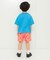 イロイロ柄ハーフパンツ  4分丈