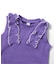 ノースリーブワッフルフリルTシャツ