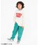 カラーデニムワイドパンツ  10分丈