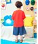 【リンク】ワイドタックショートパンツ  6分丈