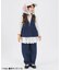 カーブデニムパンツ(セットアップ可)  10分丈