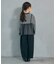 WEB限定 　タックテーパードパンツ  10分丈