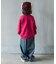 ワッペンデニムパンツ  10分丈