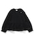 レースフリル切り替えリブTシャツ