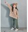 WEB限定  総柄＆ロゴワッフルTシャツ