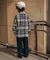 B NEWJACK オンブレチェックシャツ