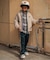 B NEWJACK オンブレチェックシャツ