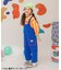 BIT'Z 総柄コール天サロペット