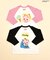＜OSAMU GOODS＞ラグランワッペン長袖Tシャツ