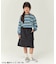WEB限定  KUDOZ.B シャカシャカナイロンスカート  6分丈