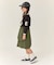 WEB限定  KUDOZ.B シャカシャカナイロンスカート  6分丈