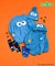 【リンク】SESAME STREET フェイスモチーフソック