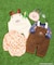 【リンク】こびとづかん こびと総柄ボディーオール