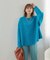 フレアシルエットニットプルオーバー