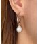 パールフープピアス