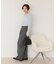 インタックセンタープレスワイドパンツ