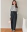 インタックセンタープレスワイドパンツ