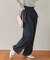 インタックセンタープレスワイドパンツ