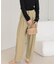 インタックセンタープレスワイドパンツ