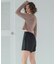 3点セット/ショートパンツ×カップ付長袖ビキニ/水着