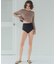3点セット/ショートパンツ×カップ付長袖ビキニ/水着