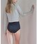 3点セット/ショートパンツ×カップ付長袖ビキニ/水着