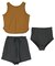 3点セット/ショートパンツ×タンクトップビキニ/水着