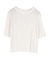 シアーリブ5分袖ニット