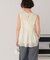 シフォンフリルドッキングトップス