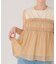 シフォンフリルドッキングトップス