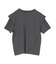 汗染み防止ラッフルスリーブTシャツ
