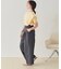 汗染み防止ラッフルスリーブTシャツ