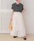 汗染み防止ラッフルスリーブTシャツ