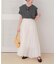 汗染み防止ラッフルスリーブTシャツ