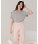 汗染み防止ラッフルスリーブTシャツ
