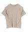 汗染み防止ラッフルスリーブTシャツ