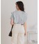 汗染み防止ラッフルスリーブTシャツ