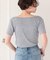 オフショルダーハーフスリーブTシャツ