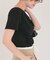 オフショルダーハーフスリーブTシャツ