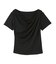 オフショルダーハーフスリーブTシャツ