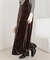 前後2wayベロアキャミソールワンピース