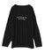 文字プリントシアーロングTシャツ