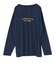 文字プリントシアーロングTシャツ