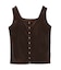 前後2wayシアーベロアタンクトップ