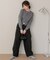 ドットジャガードニットカーディガン