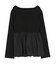 ヘムバルーンドッキングボートネックリブニット