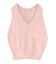 Vネックオーバーサイズシャギーニットベスト
