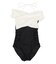 クロスオフショルダーギャザーワンピース/水着