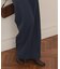 裏起毛センタープレスワイドパンツ