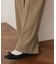 裏起毛センタープレスワイドパンツ